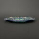 Longwy enamel dish decorated with a port scene