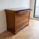 Antique solid wood chest of drawers with a secret drawer.