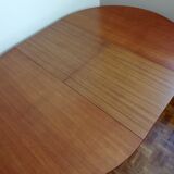 Table ronde extensible scandinave