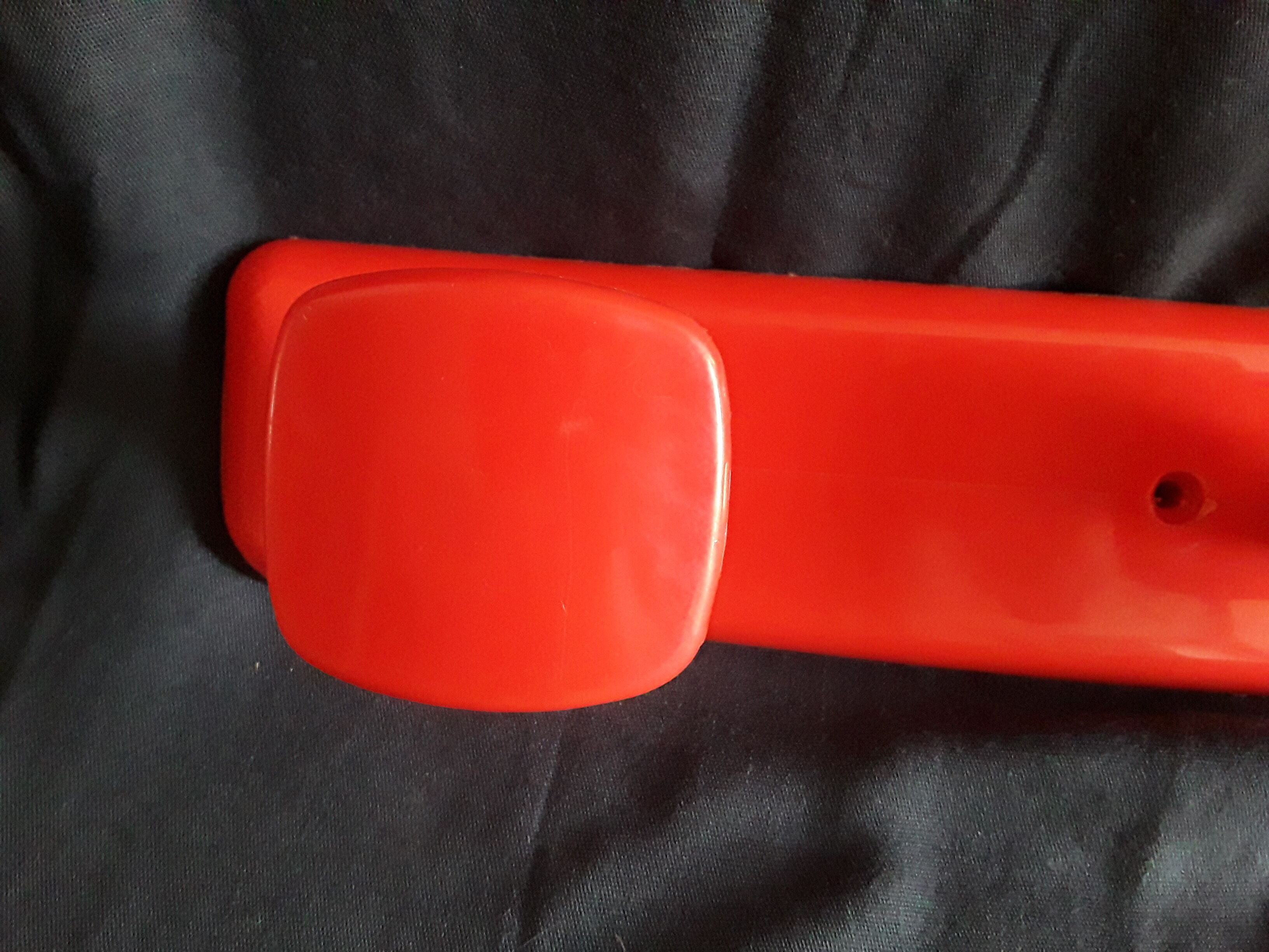 Porte manteau mural orange Syla 1970
