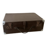 Valise en bois, bagage ancien