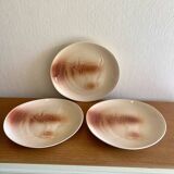 Saint Amand plates with cow head decoration.