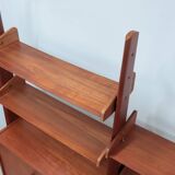 Mid century modular teak bookcase AV Arredamenti 1960s