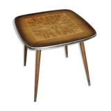 Table basse design scandinave vintage chippendale