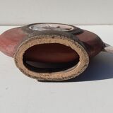 Ceramic vase decor boat signed