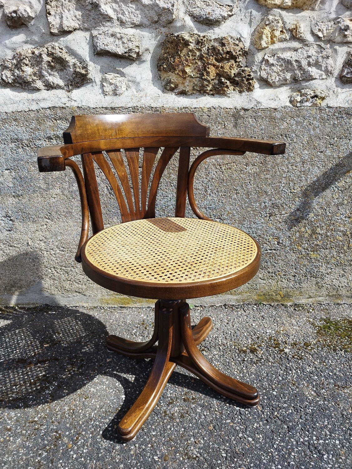 Swivel office chair bentwood and canning