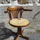 Swivel office chair bentwood and canning