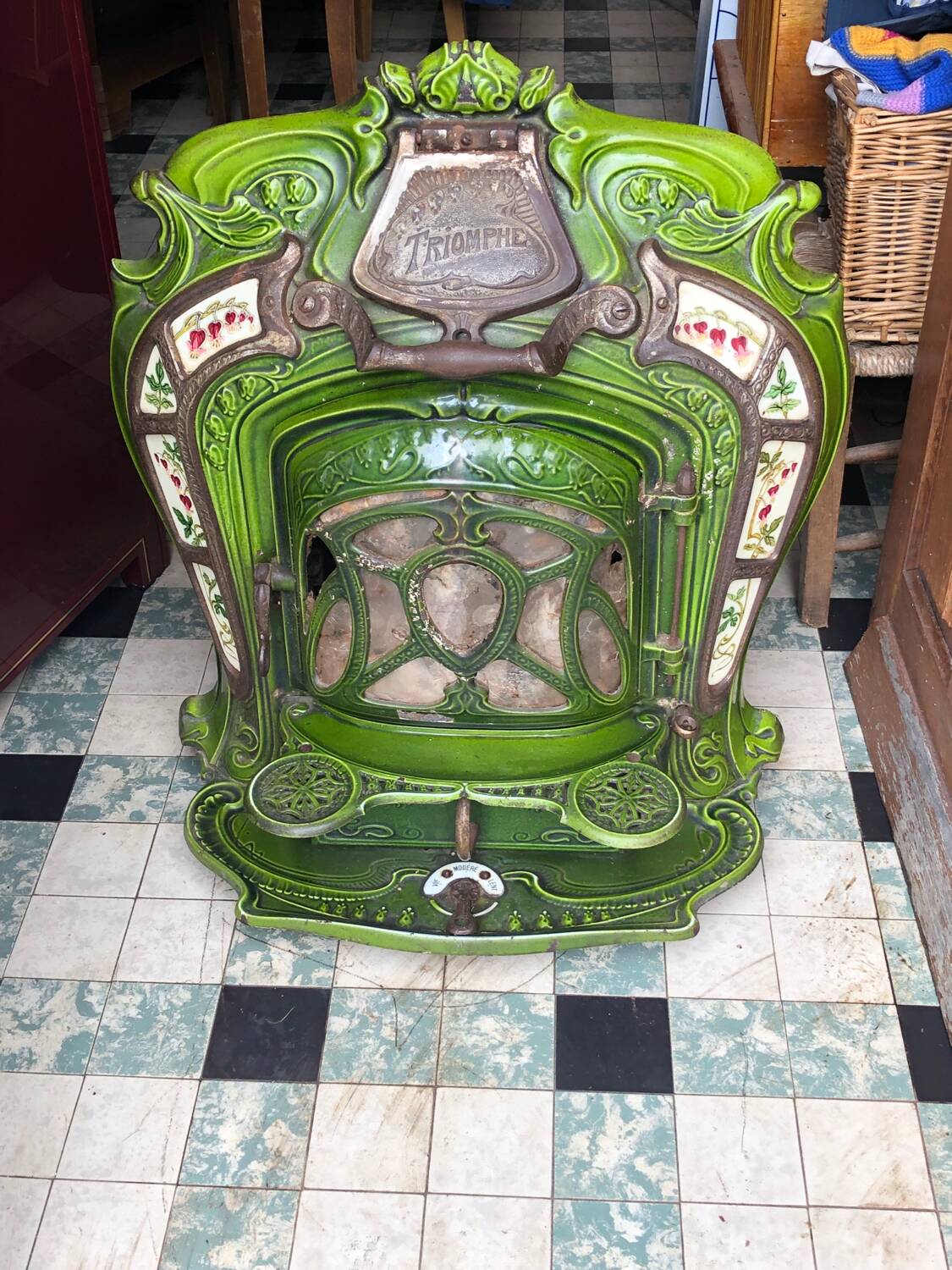 Art Nouveau stove