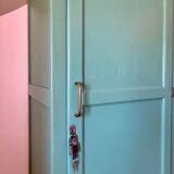 Armoire d'internat turquoise