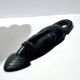 African ebony mask - Bearded head sculpture ETHNIC AFRICA 22.5x7