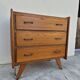 Commode vintage design pieds compas 1950s