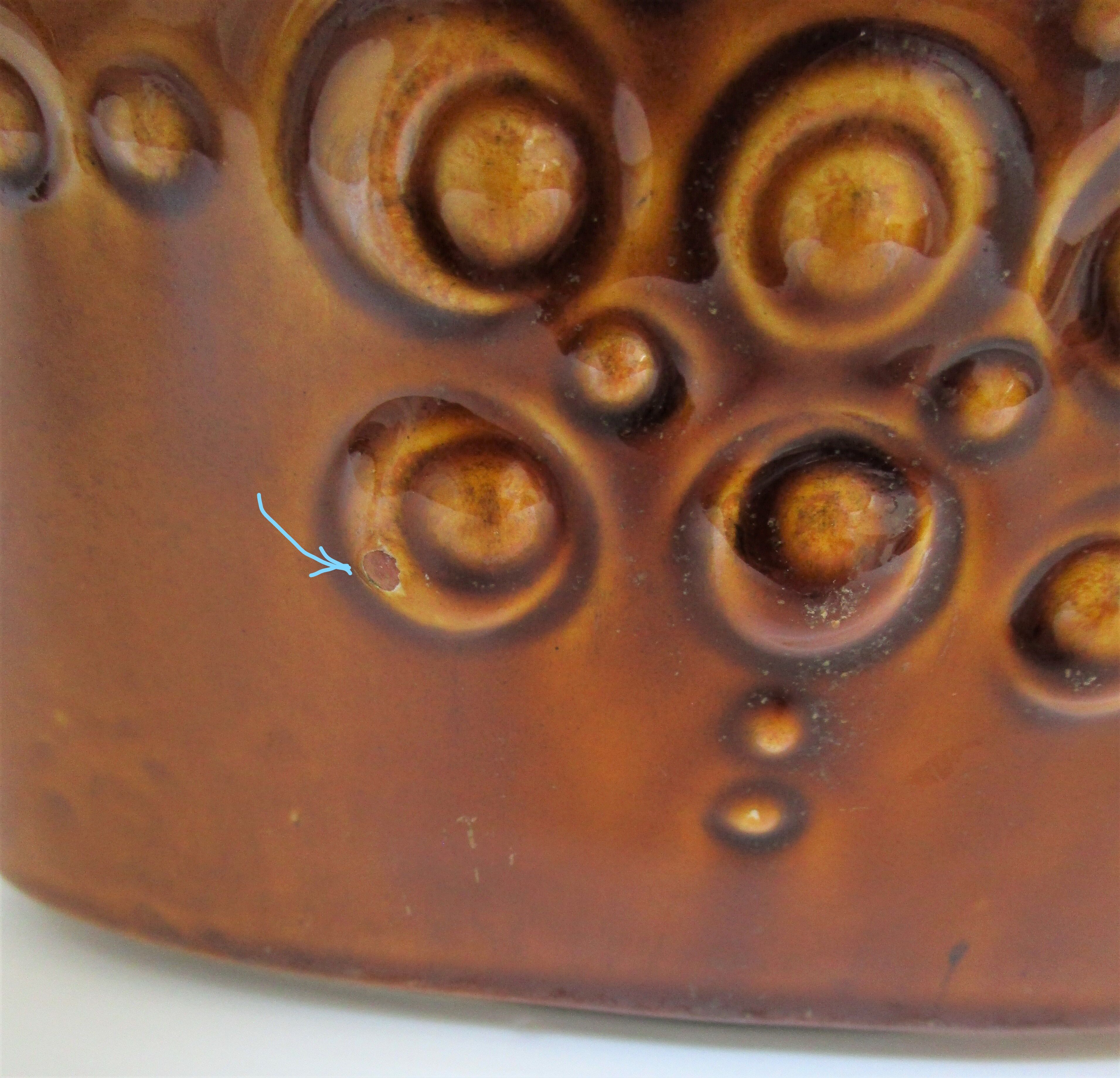 Ceramic vase design 70s