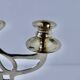 Pair of old brass candlesticks Denmark 1930 Art-Deco