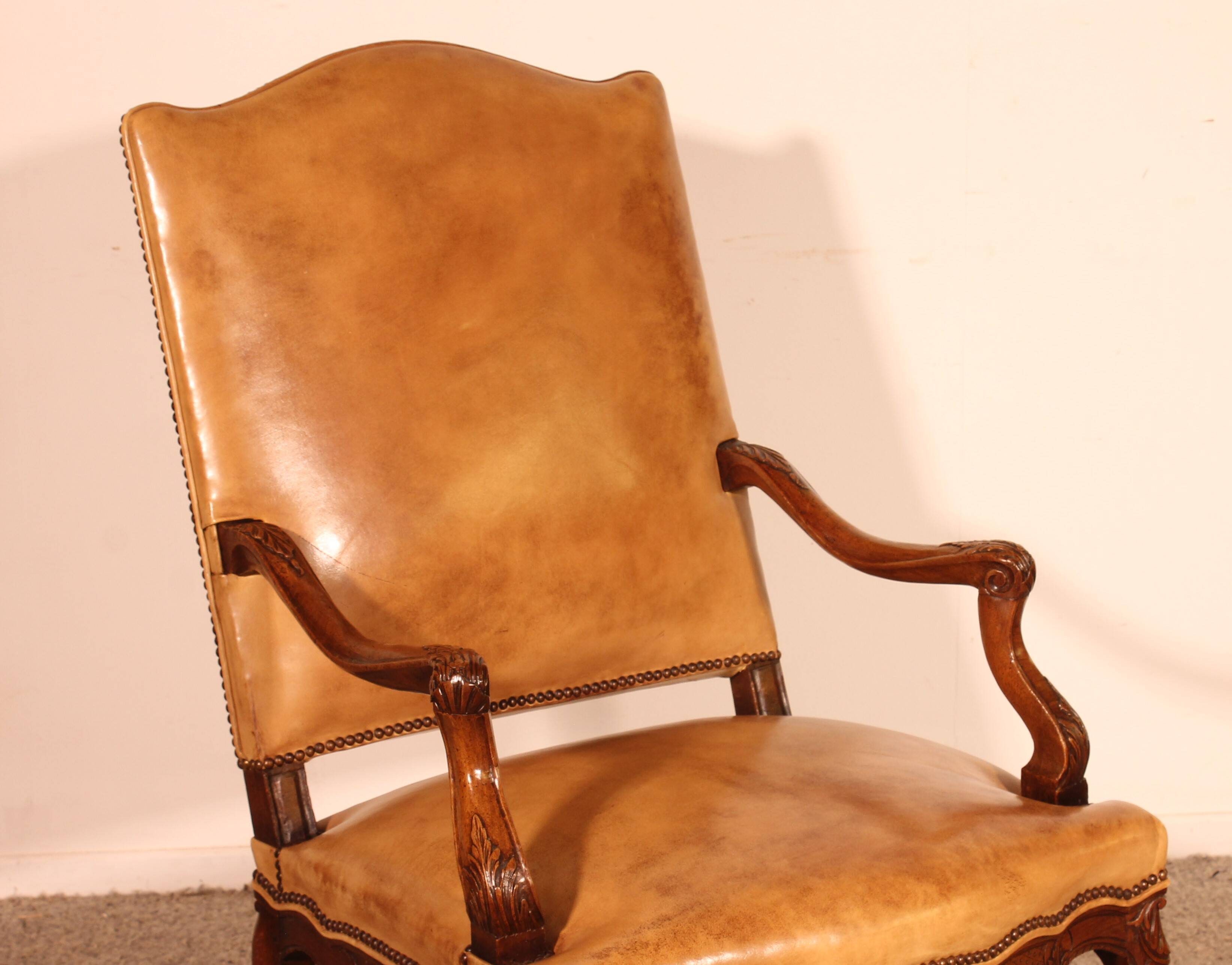 Regency Period Walnut Armchair - 18th Century