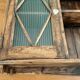 Patinated wall cabinet 2 doors