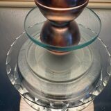 Small Art Deco lamp in copper glass