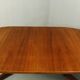 Table à manger extensible danoise en teck, années 1980