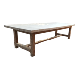 Solid oak farmhouse table 3m