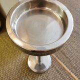 Champagne bucket holder in vintage chrome metal