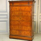 Semainier En Loupe d'Orme époque Restauration