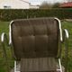 Chair tubular in Brown velvet of the 1970s