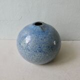 Blue ceramic ball vase Accolay
