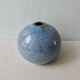 Blue ceramic ball vase Accolay