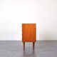 Commode danoise en teck du milieu du siècle de Domino Mobler, années 1960.