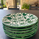 Lot of 6 or 12 dessert plates Caroline by Benoist