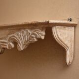 White white white wall shelf