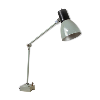 Industrial workshop metal lamp, 1960