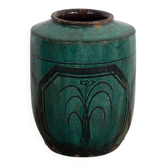 Vase ancien avec détails végétaux (vers 1820) #33