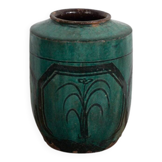 Antique vase with plant details (circa 1820) #33