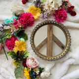 Brass mirror