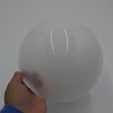 White glass globe