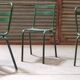 Set of 4 Metal terrace chairs Tolix T1 T2 and Fermob