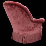 Old Napoleon III toad armchair