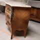 Louis XV style curved chest of drawers in rosewood 3 drawers and marble top