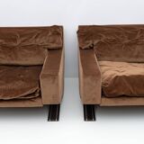 Pair of Mid-century Modern Italian Armchairs by Franz Sartori for Flexform