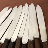 Set of 12 horn knives 1950