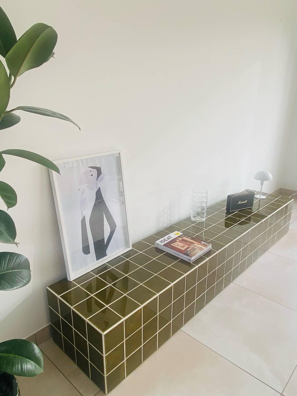 Vintage tiled enfilade