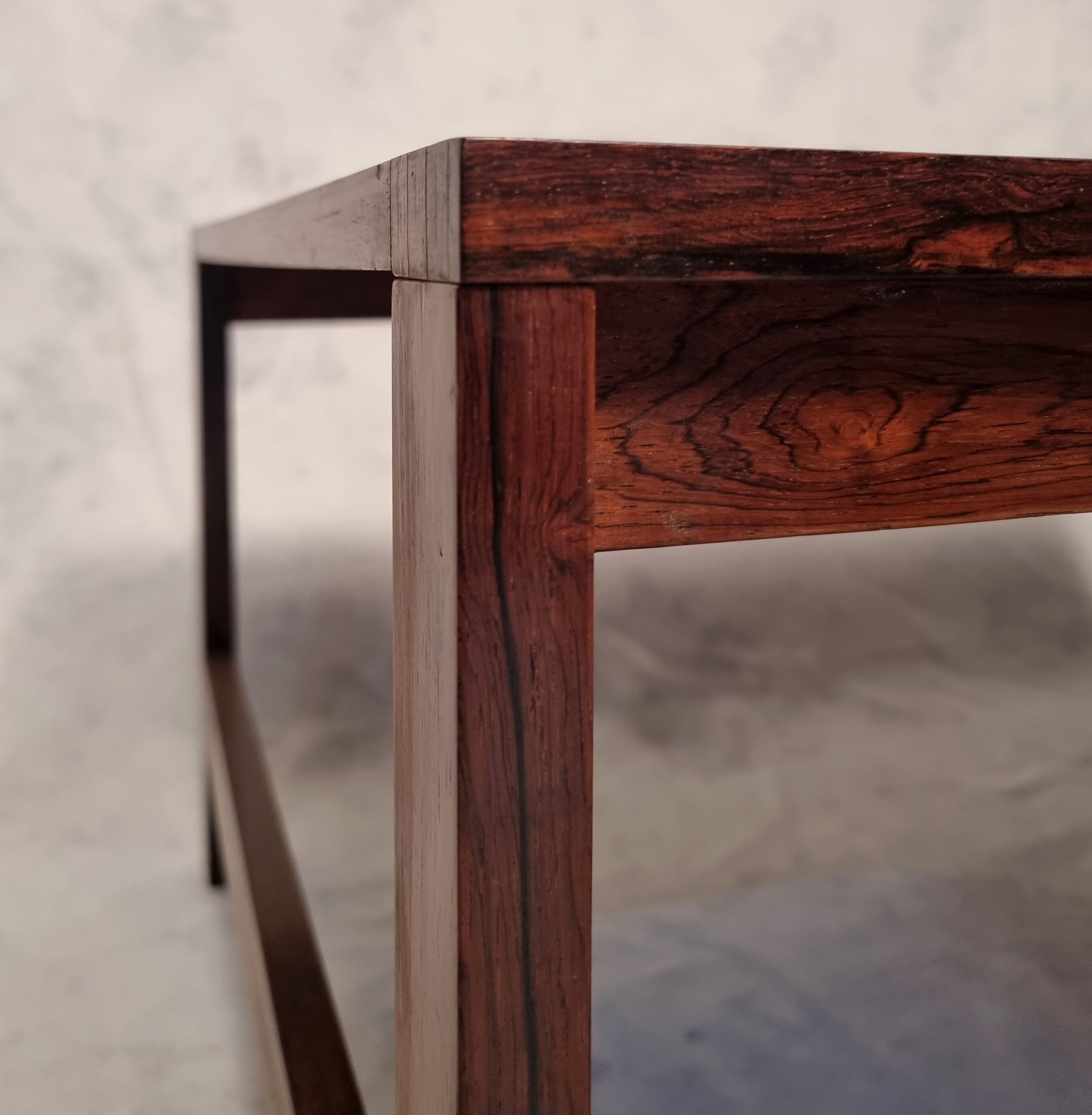 Corner Coffee Table - Ole Knudsen & Torben Lind for France & Son - Rosewood - Ca 1960