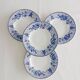 Set of 4 Boch la Louvière Dragon deep plates