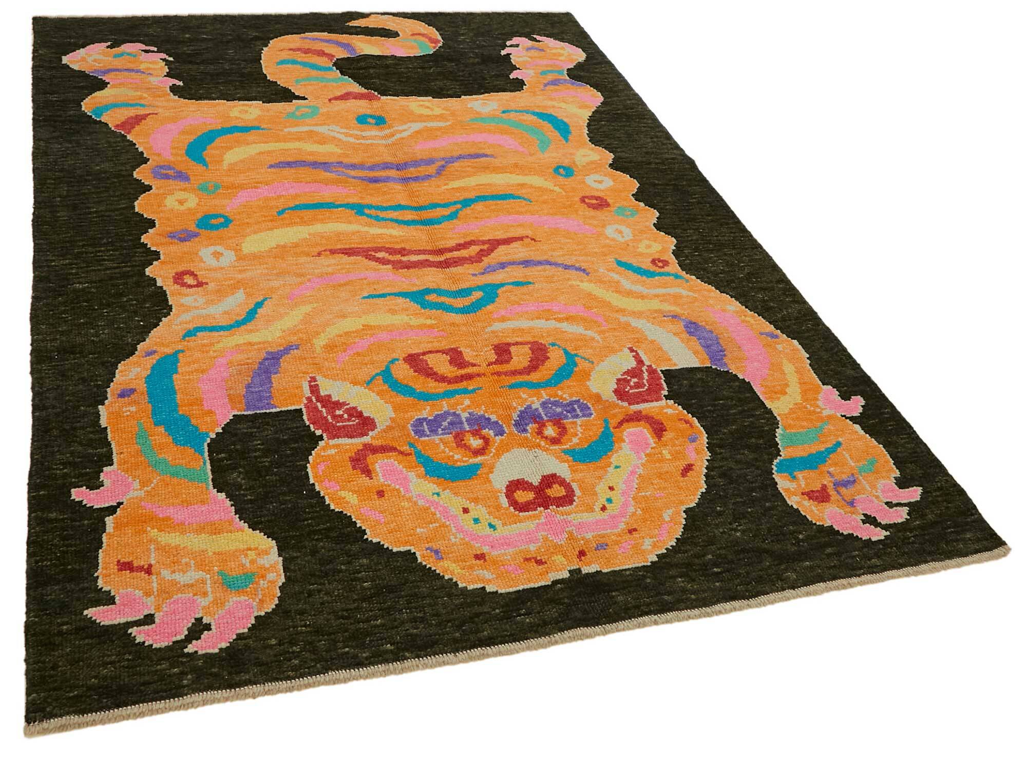 Turkish Handknotted Wool Tiger Rug  170 cm x 240 cm