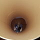 Vintage chrome lamppost from the 70s with its dayof