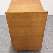 4-drawer chest of drawers in blond oak from the 50s/60s