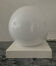 Opaline ball lamp from the 70s-80s.