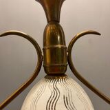 Italian Art Deco Murano Glass Pendant Lamp