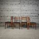 Lot de 4 chaises vintage en skaï