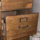 Cabinet de classement antique en bois massif